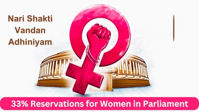नारी शक्ति वंदन अधिनियम: महिला आरक्षण की दिशा में ऐतिहासिक कदम