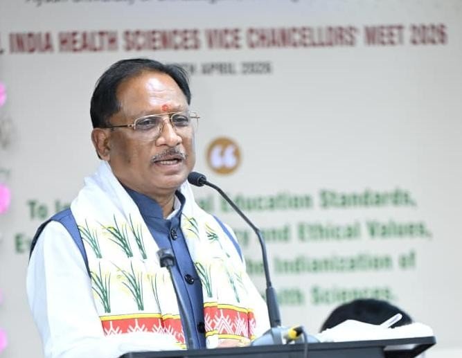 ऑल इंडिया हेल्थ चांसलर मीट में जुटे देशभर के कुलपति: मुख्यमंत्री साय ने की ‘मेडिसिटी हब’ और 5000 बिस्तरों वाले सुपर स्पेशियलिटी अस्पताल की घोषणा