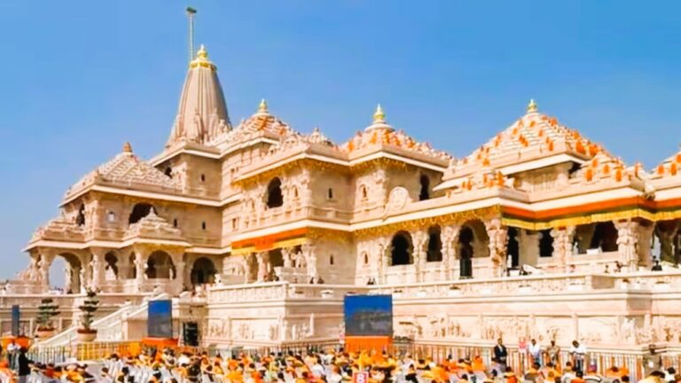 रामजन्मभूमि परिसर में गैस पाइपलाइन फटने से मची अफरा-तफरी, सुरक्षा कारणों से कुछ देर रोके गए रामलला के दर्शन